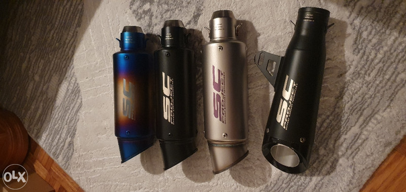 SC Project Auspuh Motor Suzuki Honda 51-60mm Yamaha Akrapovic