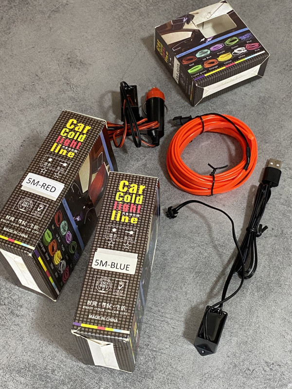 LED Traka auto 3metra ambient light unutrasnje led trake RGB