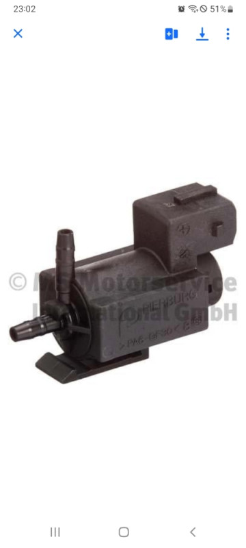 Ventil na turbini bmw e60 2,5 3,0 D