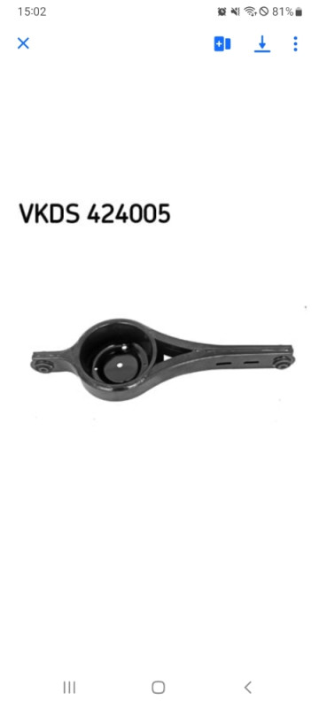 Lafeta kpl ford galaxy mondeo 08 zadnja osovina