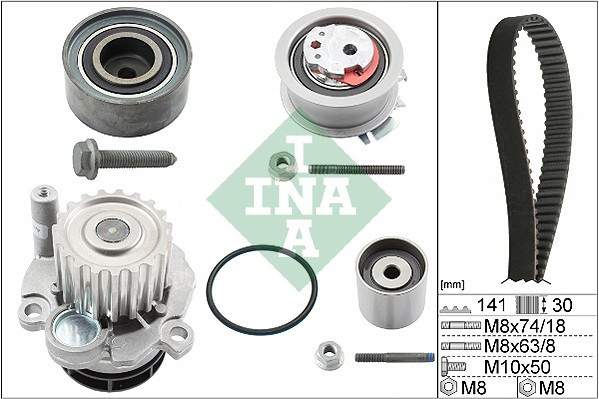 SET ZUPCASTOG GOLF 5 SKODA OCTAVIA 2.0 TDI INA