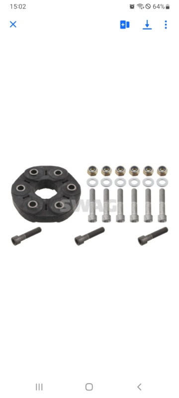 Gumigeling kardana M 202/203/210 CDI SET PREDNJI
