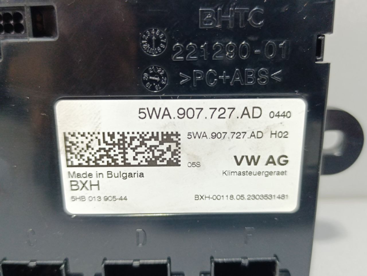ELEKTRONIKA MODUL VW GOLF 8 > 19- 5WA907727AD