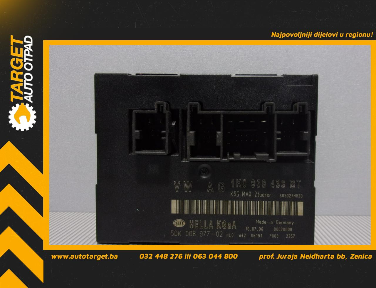 ELEKTRONIKA MODUL VW GOLF 5 > 03-08 1K0959433BT 1K09594
