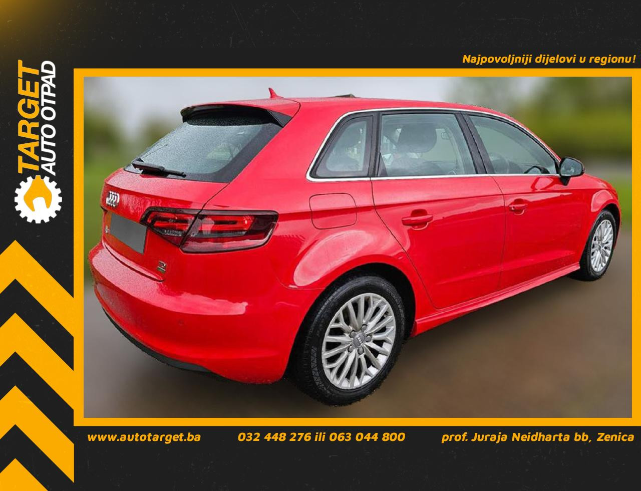 DIJELOVI STOP SVJETLO AUDI A3 (8V1/8VA) > 12-16 1.4