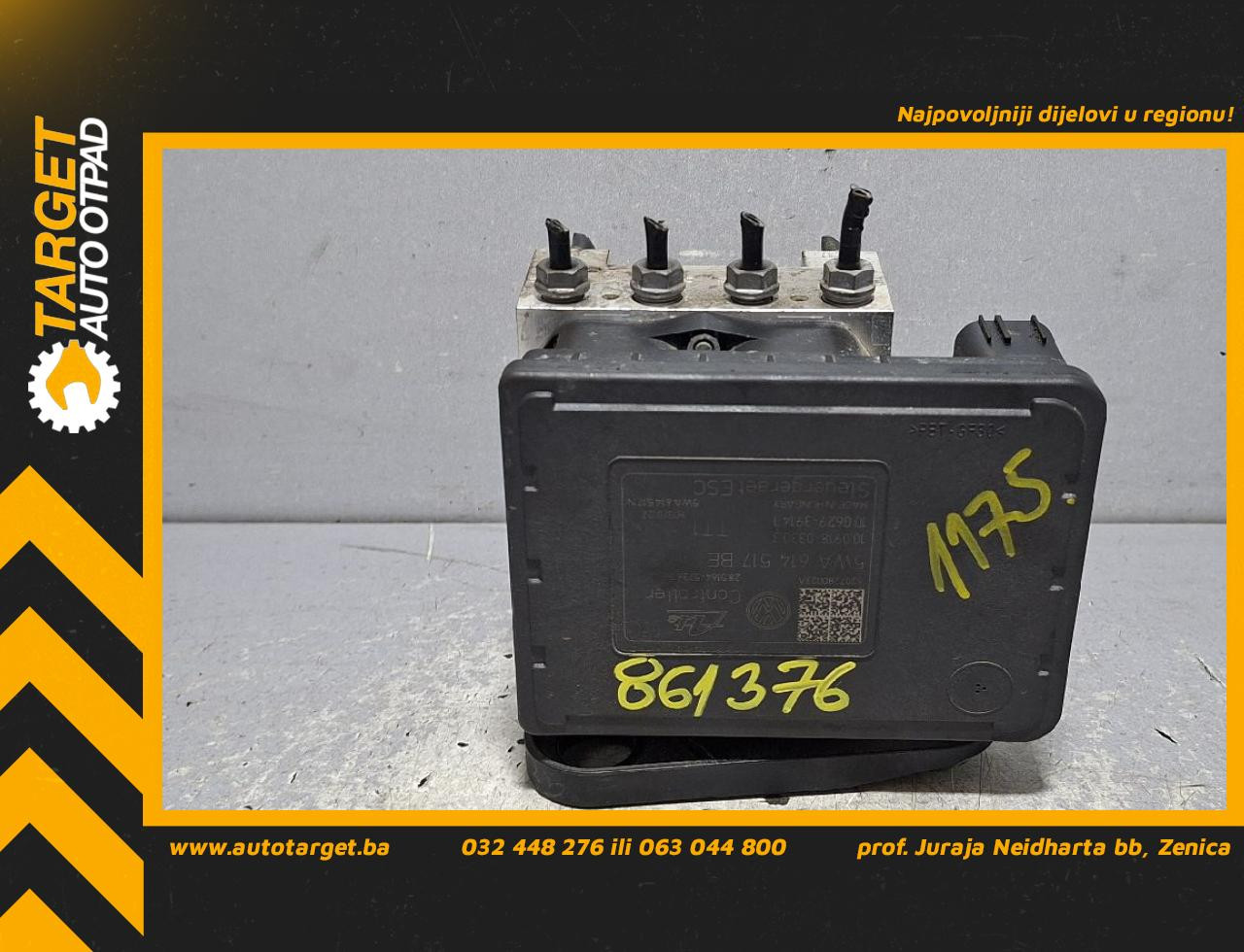 ABS ELEKTRONIKA SKODA OCTAVIA > 19- 5WA614517BE 5WA614517BE