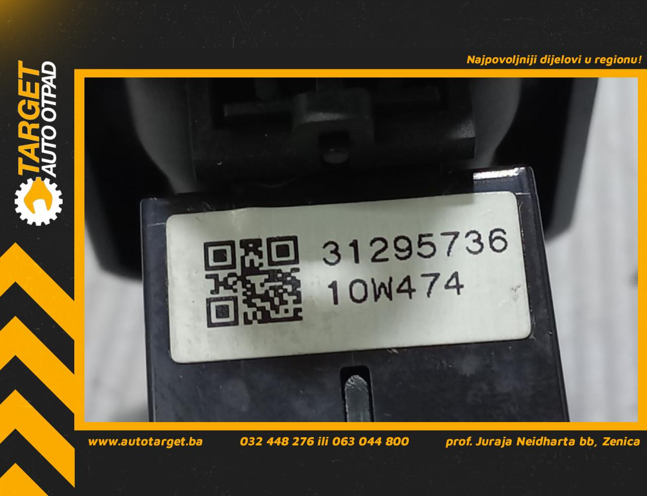 DIJELOVI PREKIDACI PROZORA VOLVO S40/V50 > 07-12 31295736