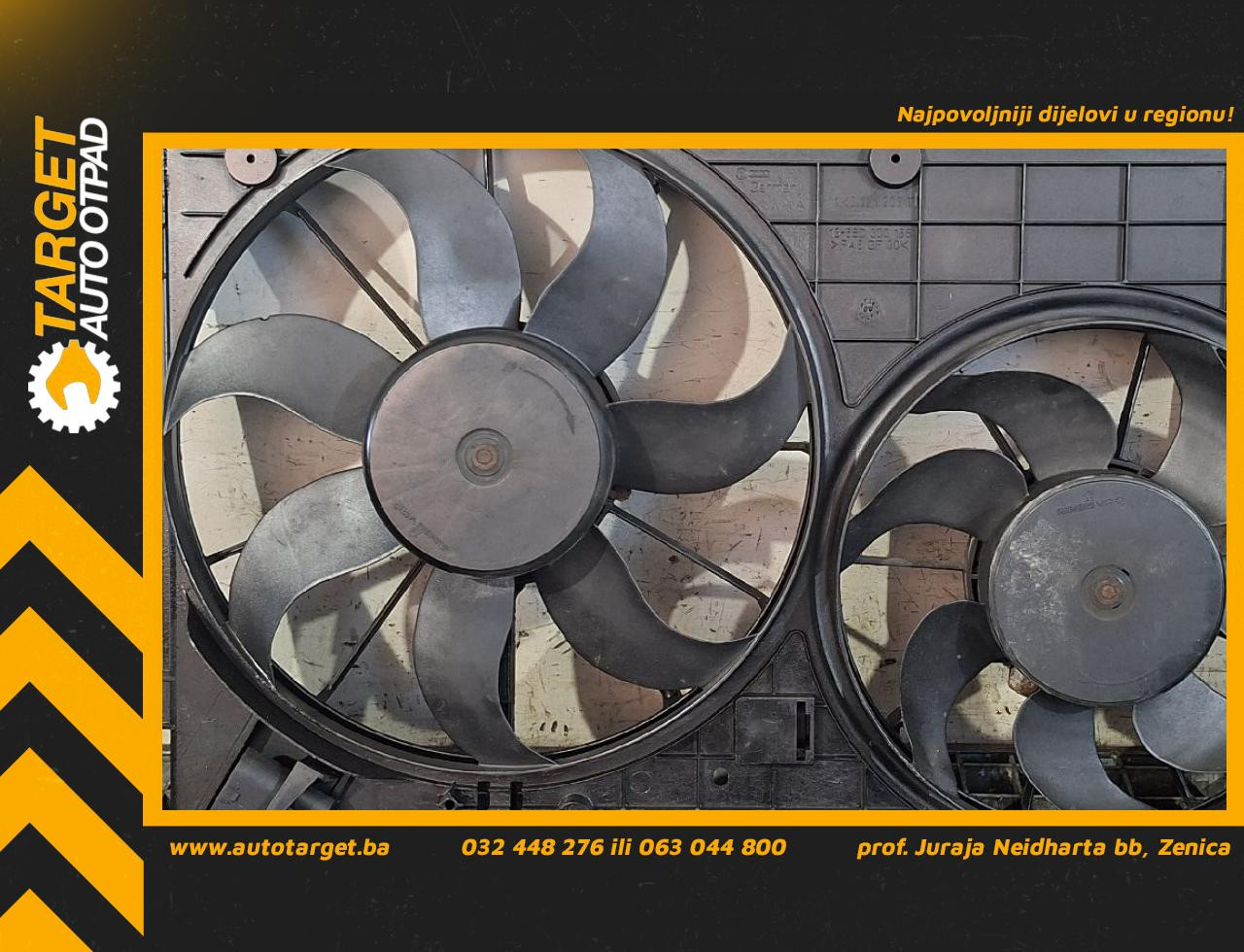 DIJELOVI VENTILATOR VW TOURAN > 06-10