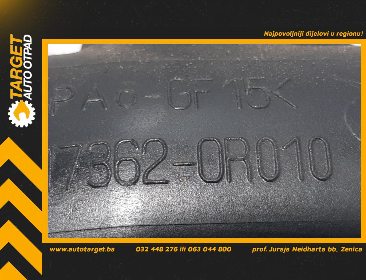 DIJELOVI CRIJEVO TOYOTA COROLLA > 00-02 173620R010