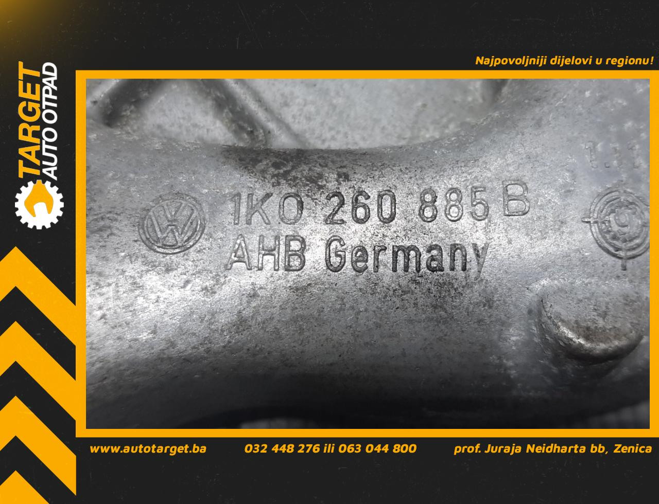 DIJELOVI NOSAC MOTORA VW TOURAN > 03-06 1.6 1K0260885B