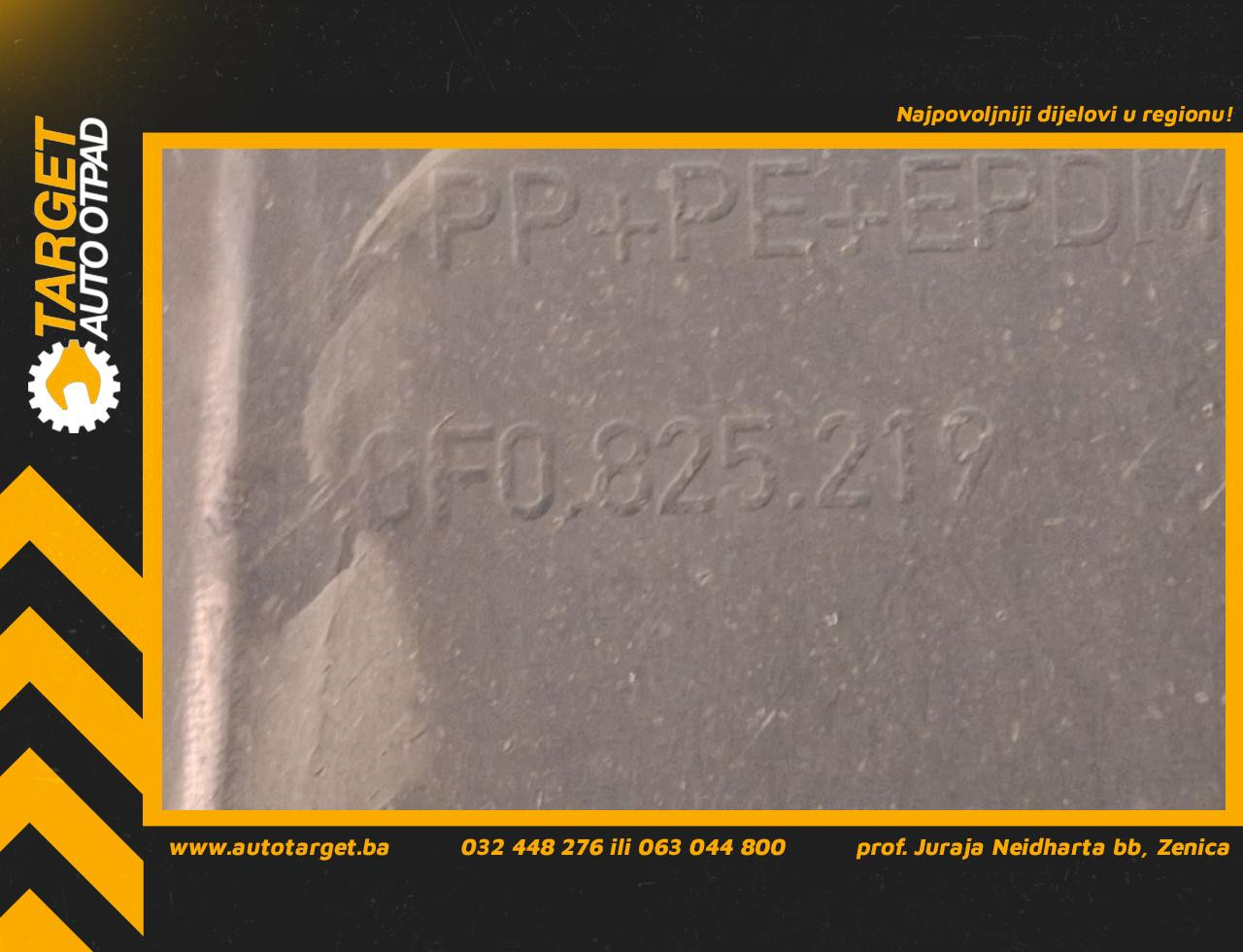 PODNA ZASTITA AUDI A5 (8T) SPORTBACK > 07-11 8F0825219