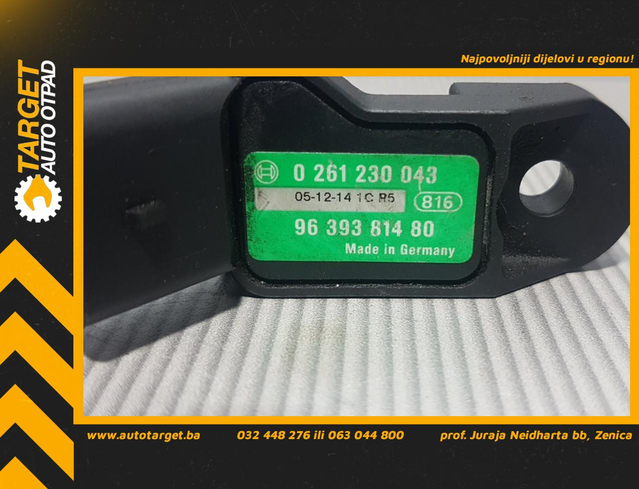 DIJELOVI MAP SENZOR PEUGEOT 307 > 01-05 9639381480