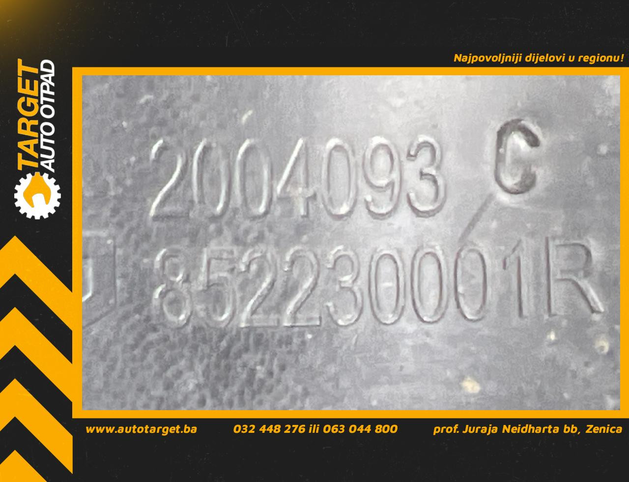 DIJELOVI NOSAC BRANIKA OPEL MOVANO > 14- 2.3 852230001R