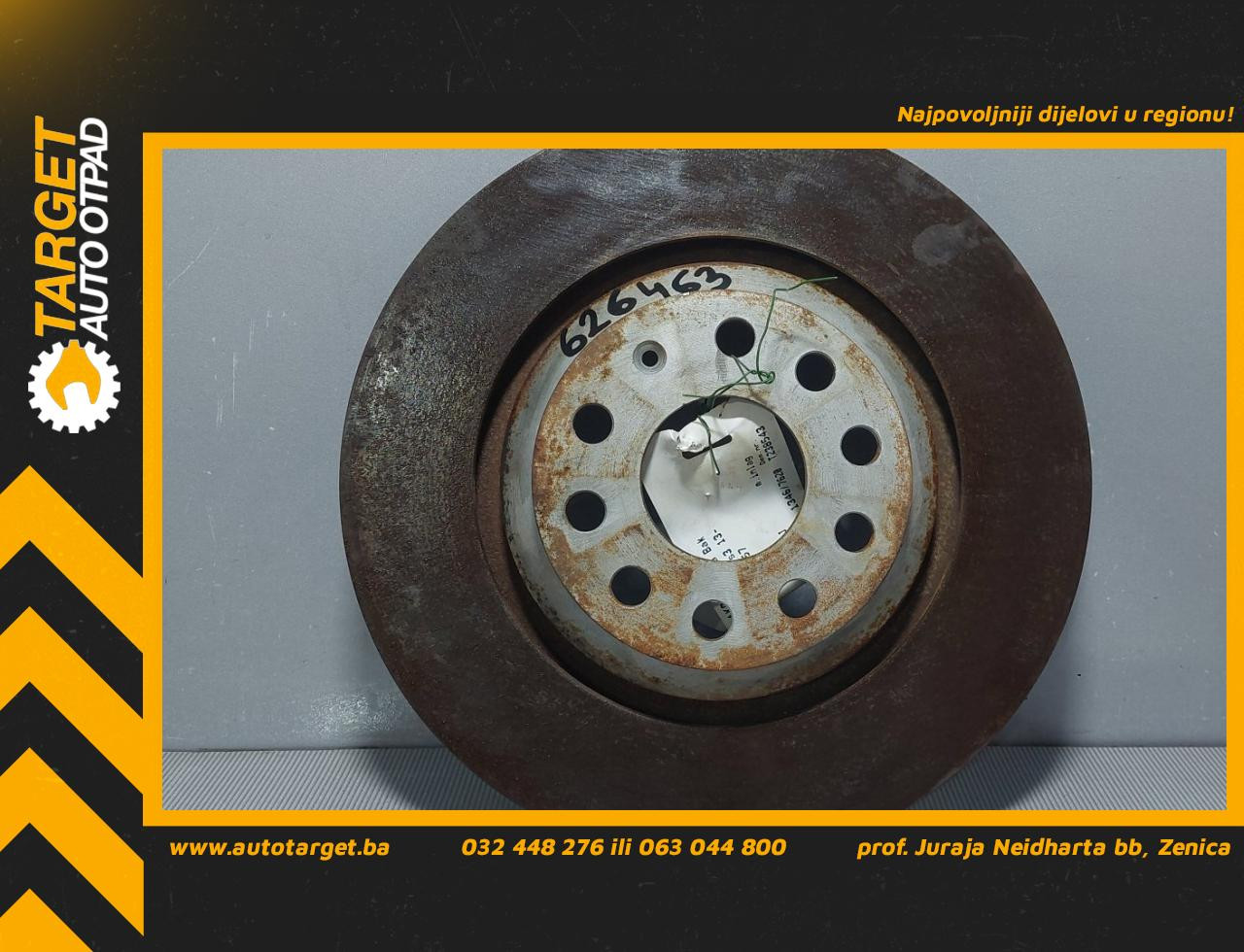 DIJELOVI KOCIONI DISK AUDI A3 (8V1/8VA) > 12-16 1K0615601N