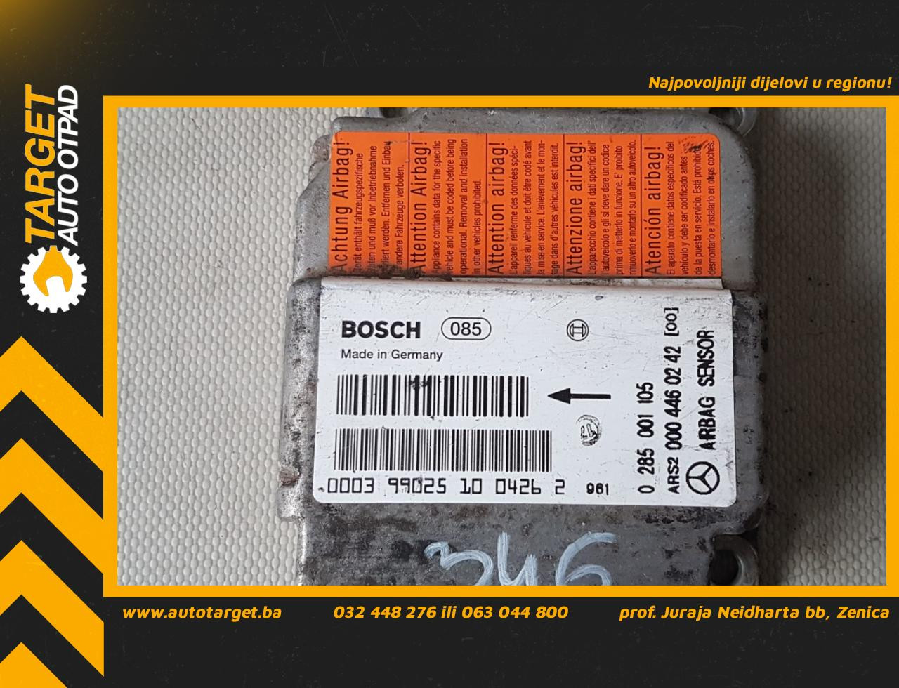 ELEKTRONIKA AIRBAGA MERCEDES SPRINTER > 00-06 0004460242