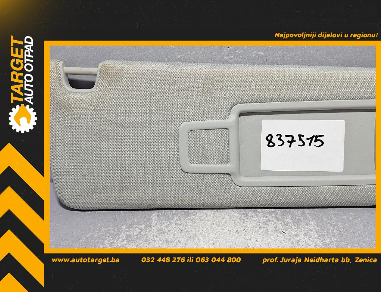 DIJELOVI SUNCOBRAN AUDI A6 4G > 14-18 3.0 4G0857552