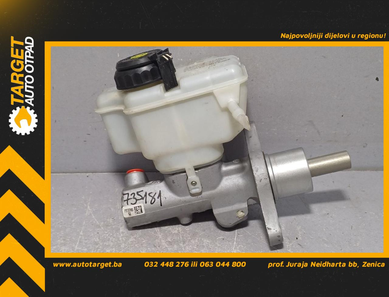 GLAVNI KOCIONI CILINDAR VW GOLF PLUS > 09-14 1K1614019L