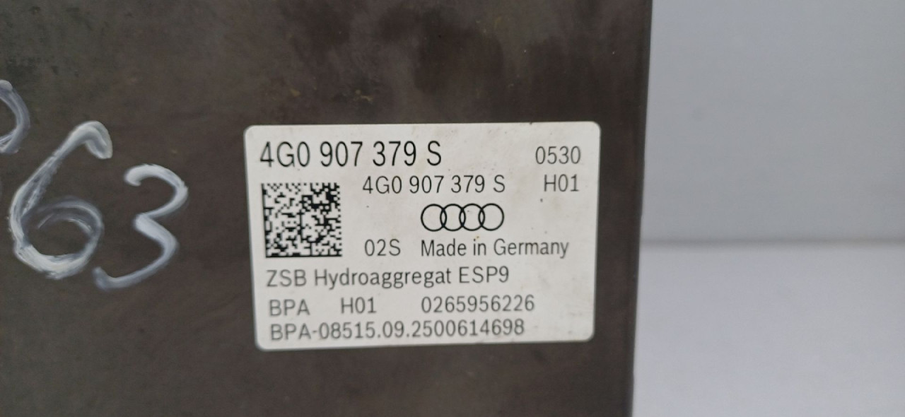 ABS ELEKTRONIKA AUDI A6 4G > 14-18 4G0907379S 4G0614547