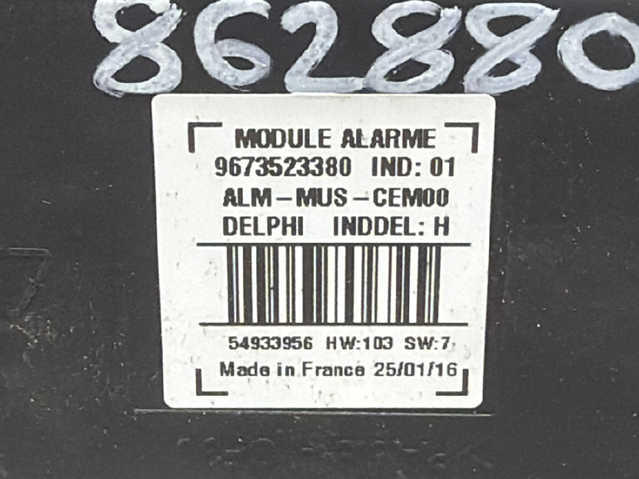 DIJELOVI ELEKTRONIKA ALARMA PEUGEOT 308 > 17-21 1.5 9673523380
