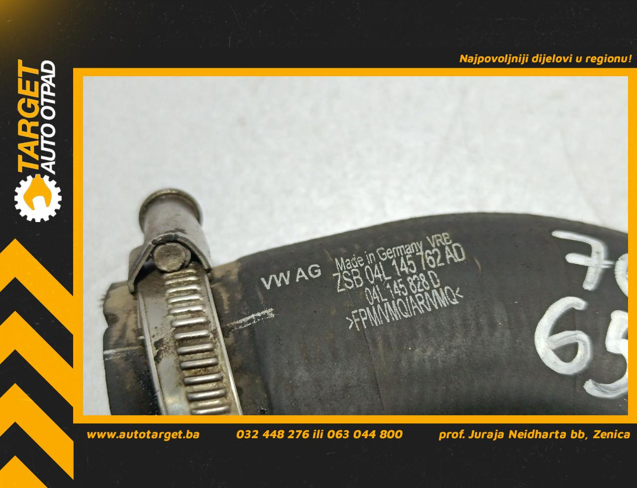 DIJELOVI CRIJEVO AUDI A3 (8V1/8VA) > 12-16 1.6 5Q0122101BP
