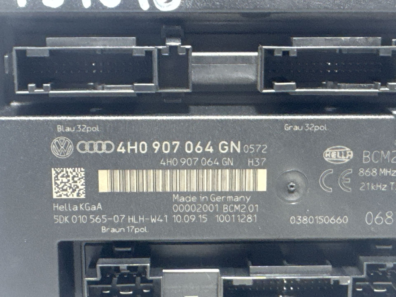 BCM ELEKTRONIKA AUDI A6 4G > 14-18 4H0907064GN
