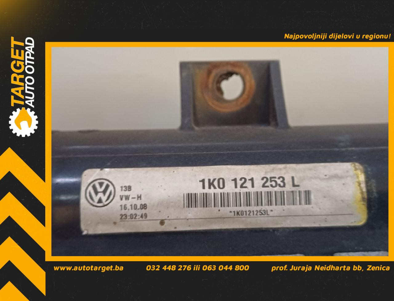 DIJELOVI HLADNJAK VODE VW PASSAT B6 > 05-10 1.4 1K0121253L