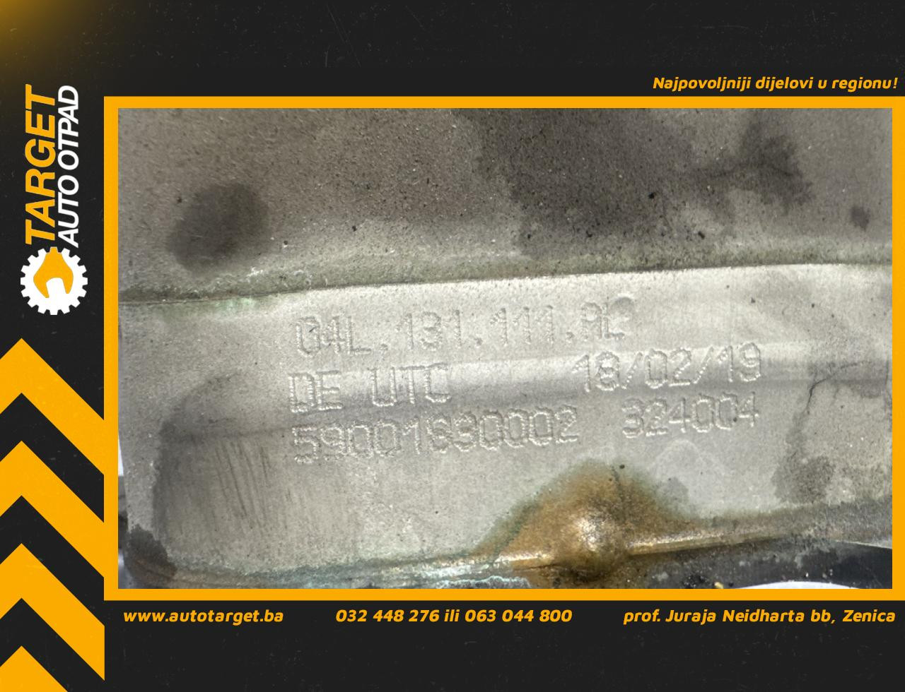 DIJELOVI CRIJEVO VW TIGUAN > 16-20 2.0 04L131111AL