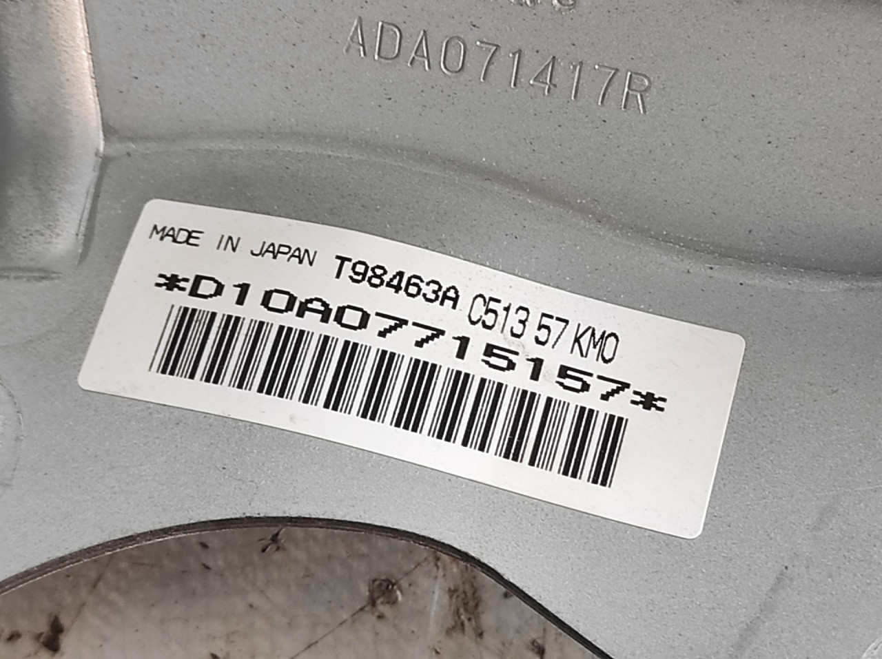 DIJELOVI KROVNI AIRBAG MAZDA 5 > 11-15 T98463A