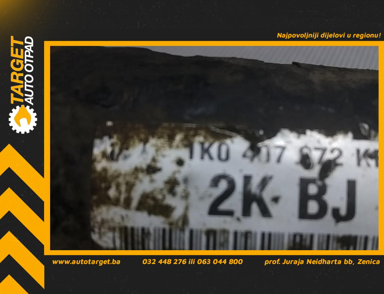 DIJELOVI POLUOSOVINA SKODA OCTAVIA > 08-13 1K0407272KB