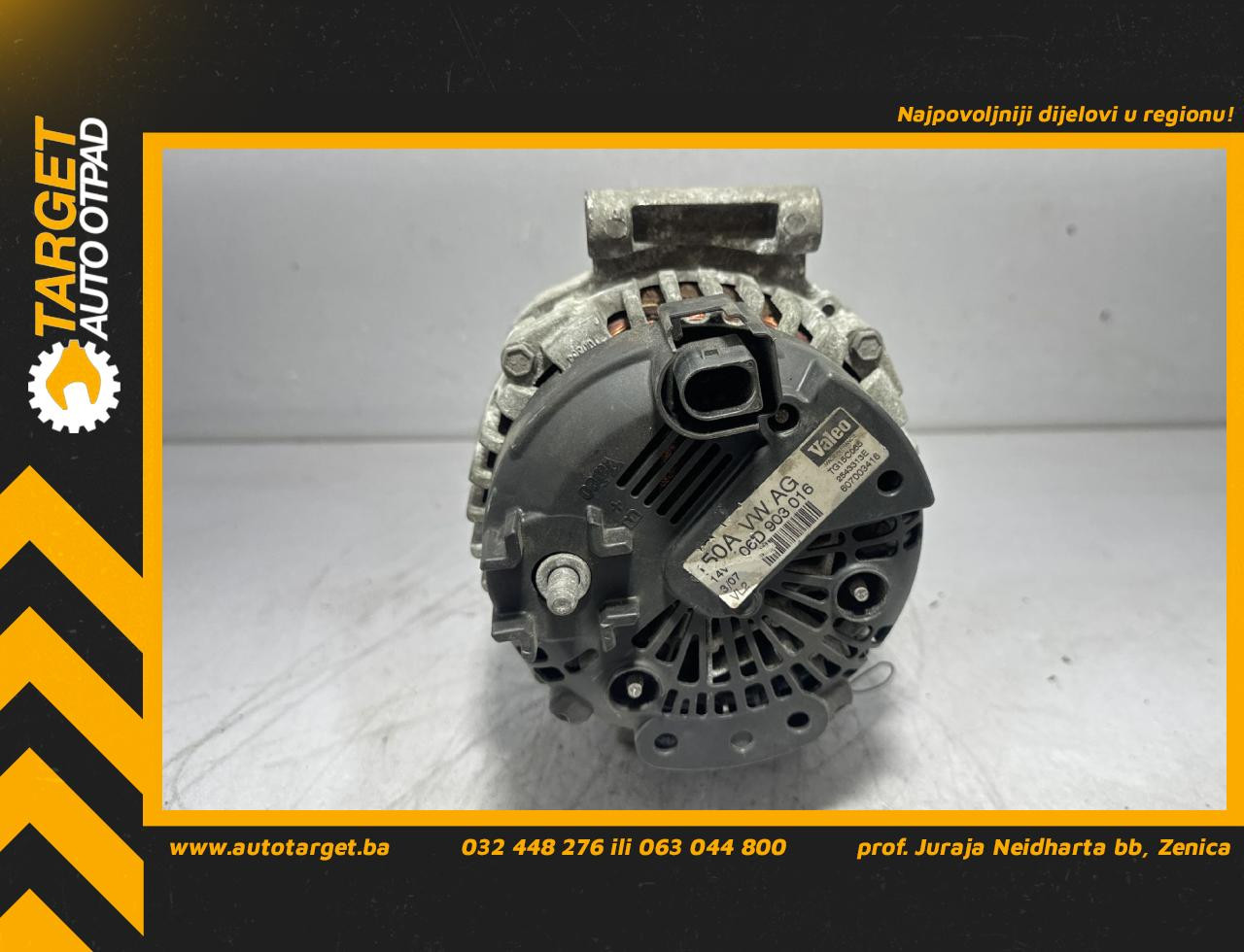 DIJELOVI ALTERNATOR AUDI A4 (B7) > 04-07 1.8 06D903016