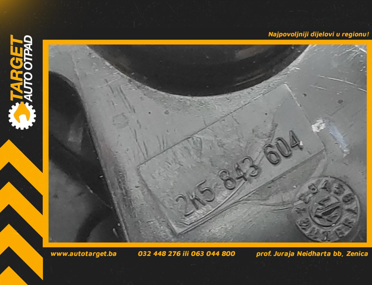 DIJELOVI BRAVA VRATA VW CADDY > 03-10 2K5843604