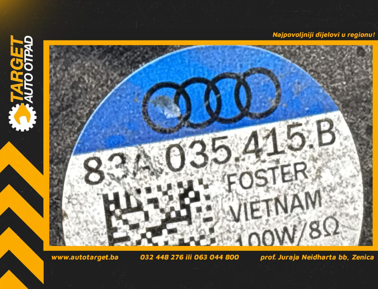 DIJELOVI ZVUCNIK AUDI A3 (8Y) > 20 -  1.4 83A035415B