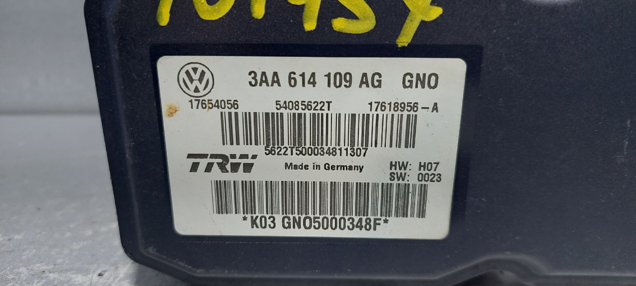 DIJELOVI ABS ELEKTRONIKA VW PASSAT CC > 12-17 2.0 3AA614109AG