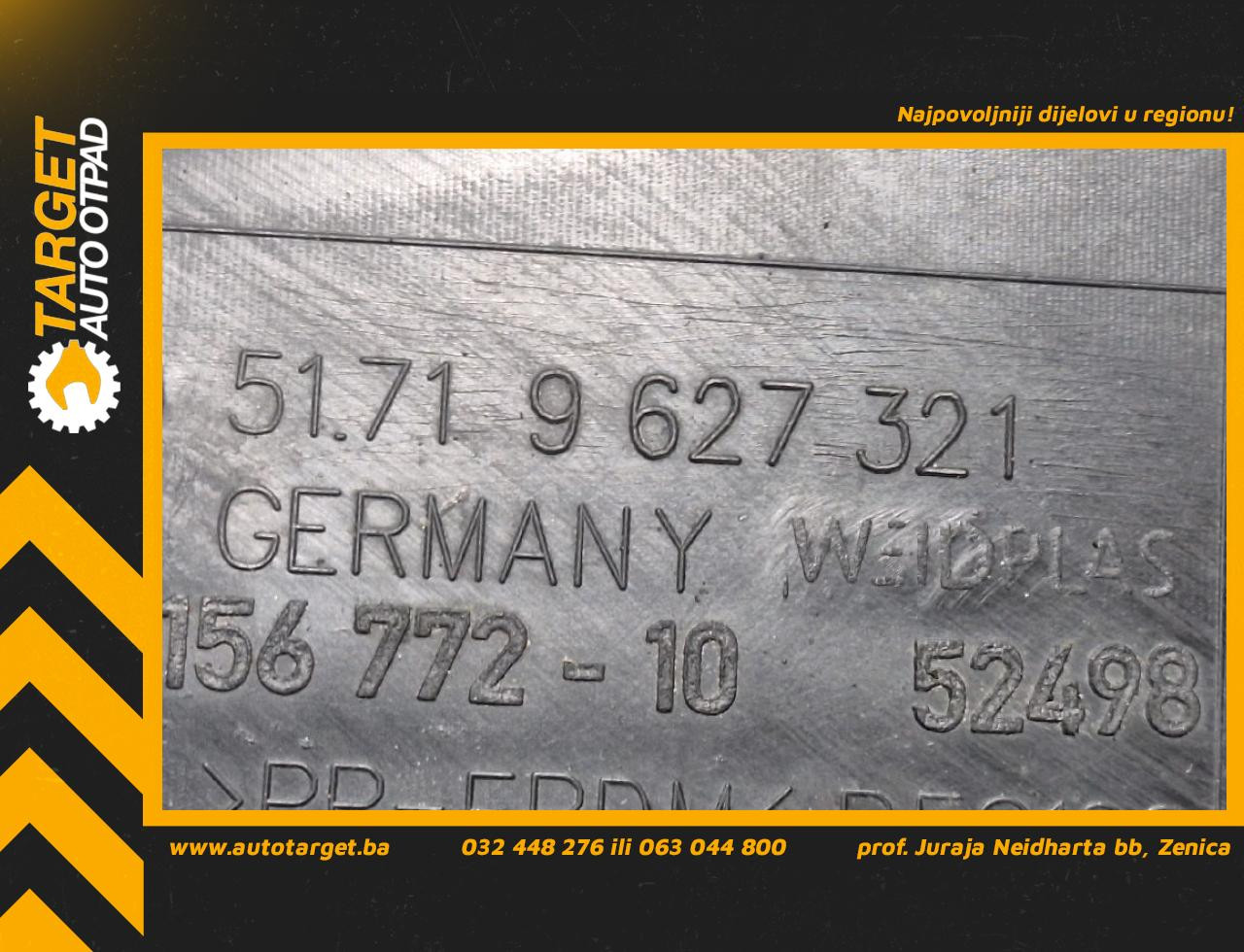DIJELOVI PLASTIKA BMW SERIJA 3 (G20) > 18-22 3.0 51719627321