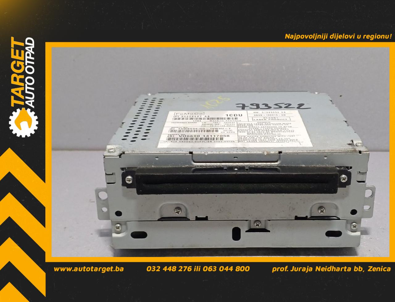 DIJELOVI RADIO VOLVO V70 > 08-11 2.0 31328067