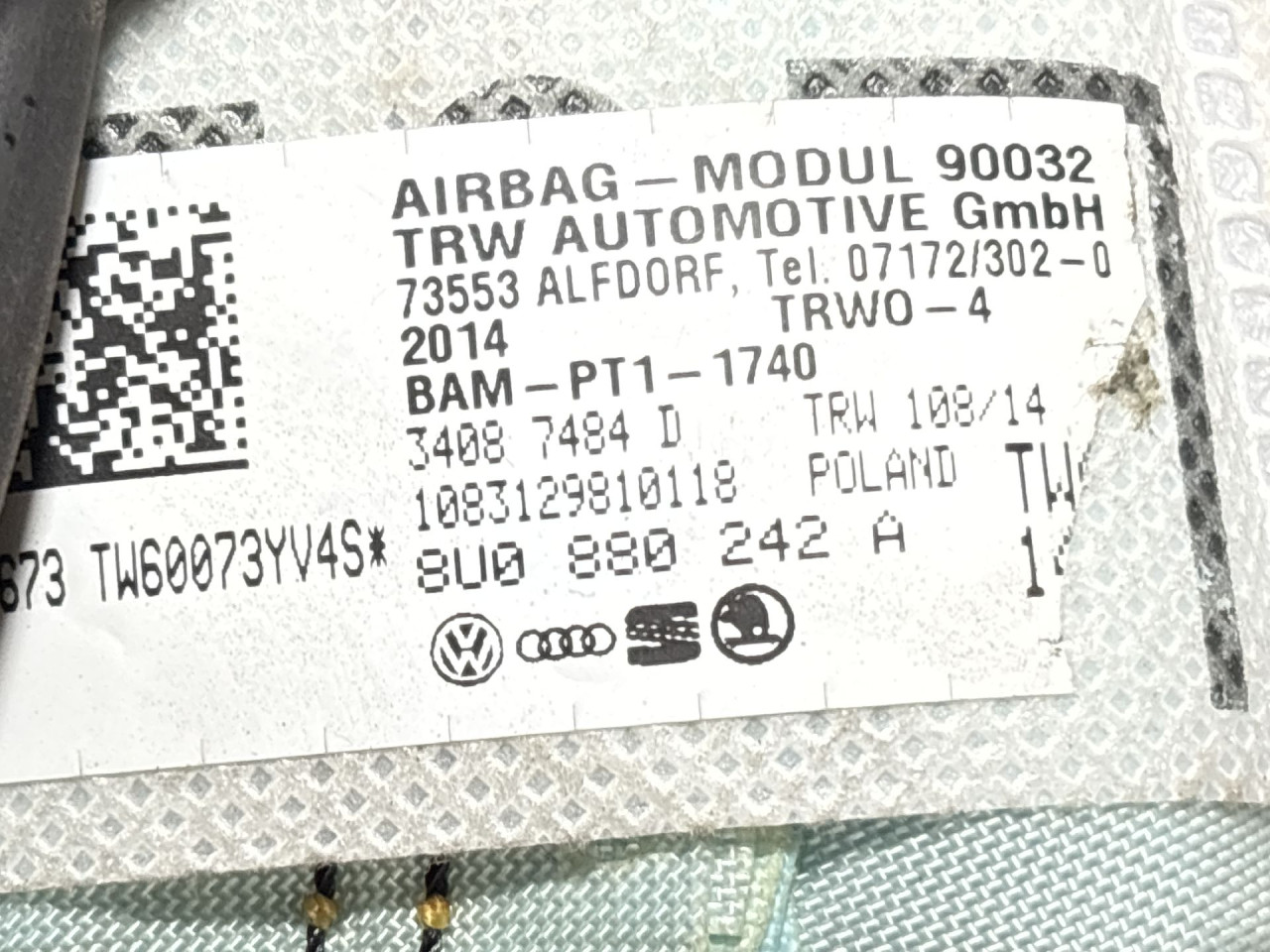 AIRBAG SJEDISTA AUDI Q3 > 11-15 8U0880242A