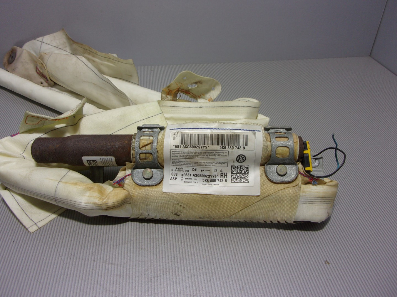 KROVNI AIRBAG VW GOLF 6 > 08-12 VW038038 5K6880742B