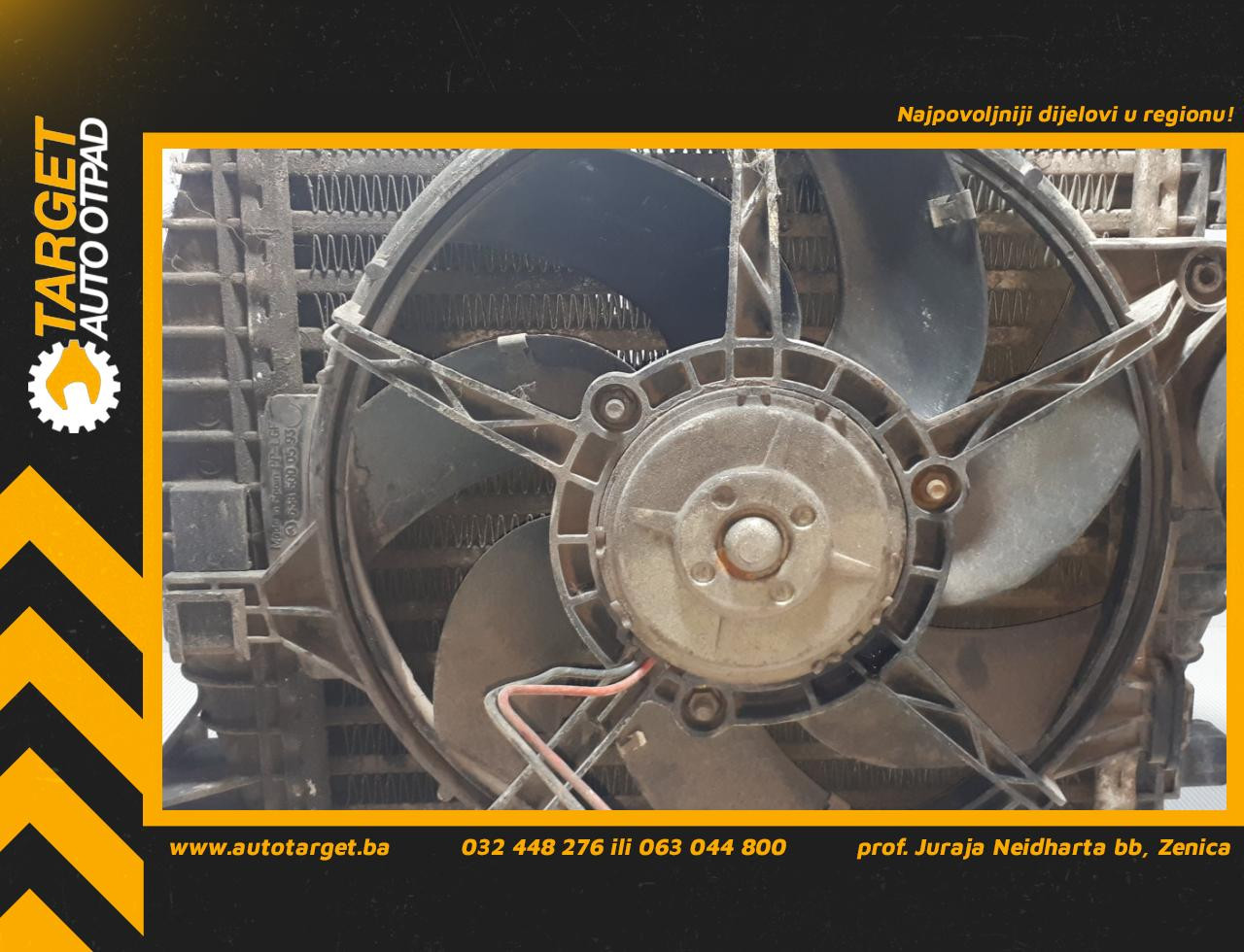 VENTILATOR MERCEDES VITO (W638) V KLASA > 95-03 6385000593