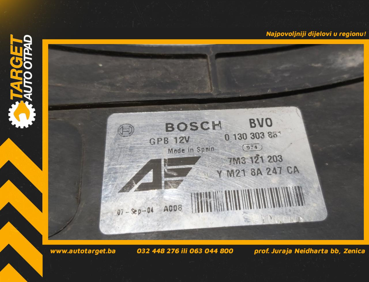 DIJELOVI NOSAC VENTILATORA SEAT ALHAMBRA > 00-10 7M3121207B