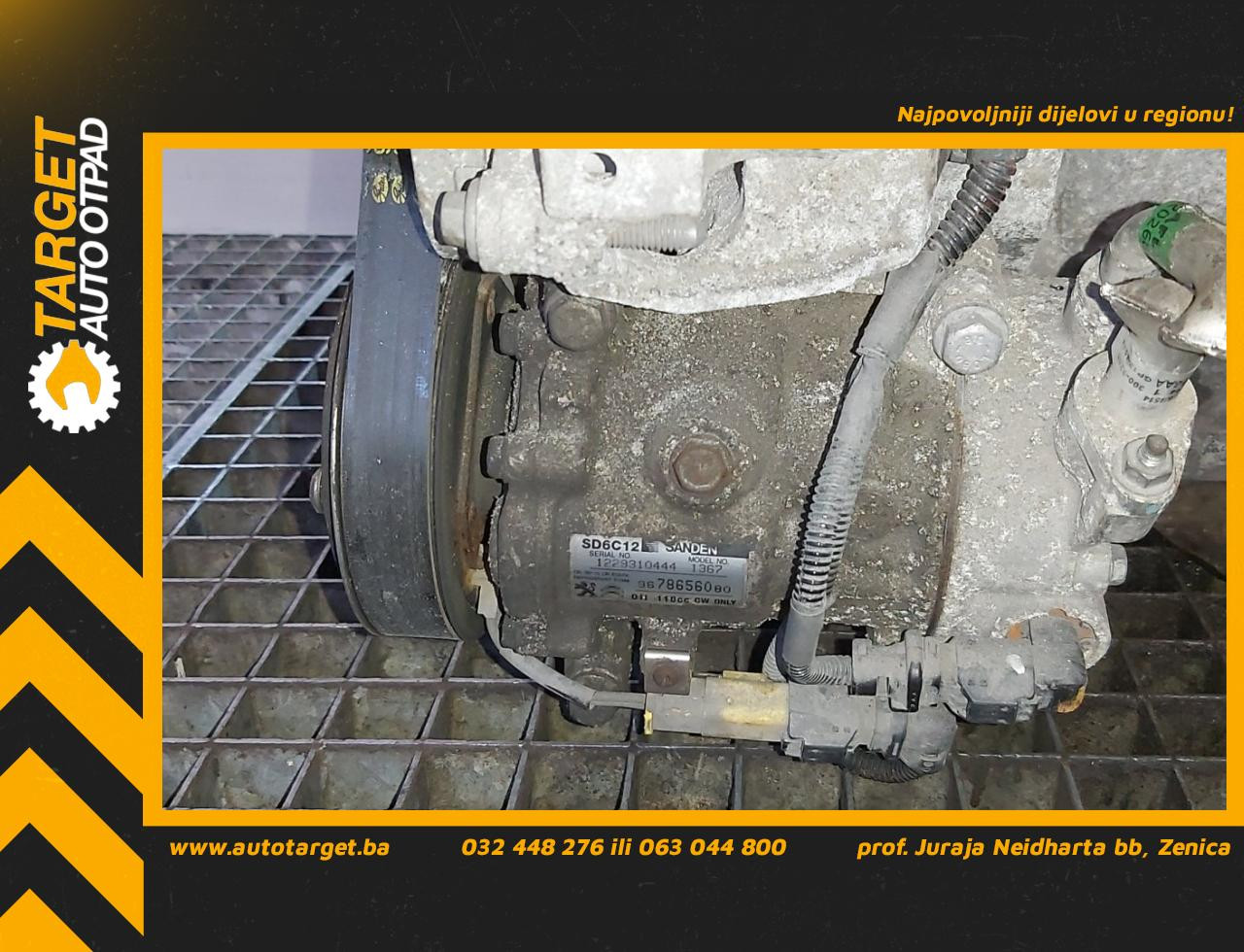 KOMPRESOR KLIME PEUGEOT PARTNER > 12-15 9678656080
