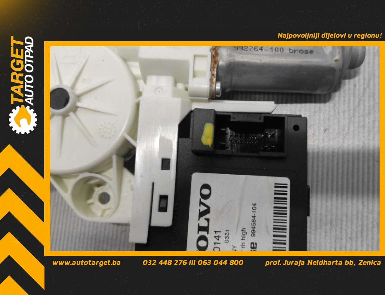 MOTORIC PODIZACA STAKLA VOLVO S40/V50 > 04-07 992764100