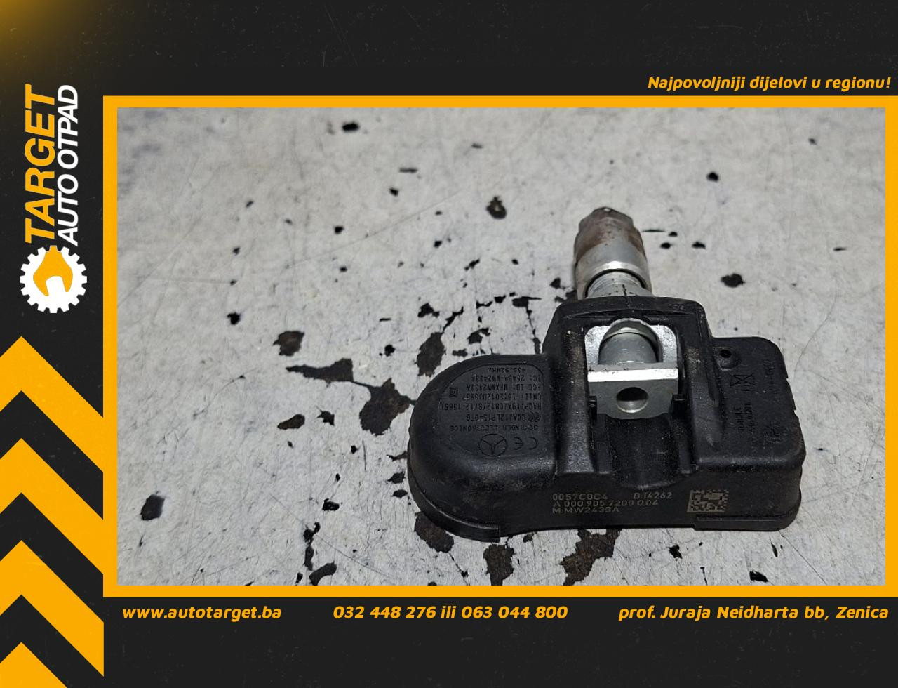 SENZOR TLAKA U GUMAMA MERCEDES A KLASA (W176) > 12-15 A0009057200