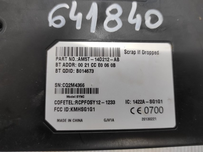 ELEKTRONIKA MODUL FORD FOCUS > 11-14 AM5T14D212AB