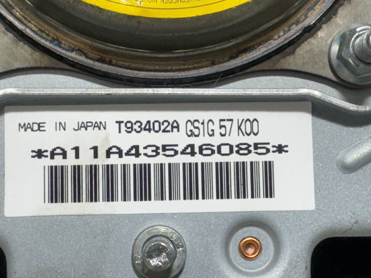 DIJELOVI AIRBAG VOLANA MAZDA 6 > 05-07 GS1G57K00