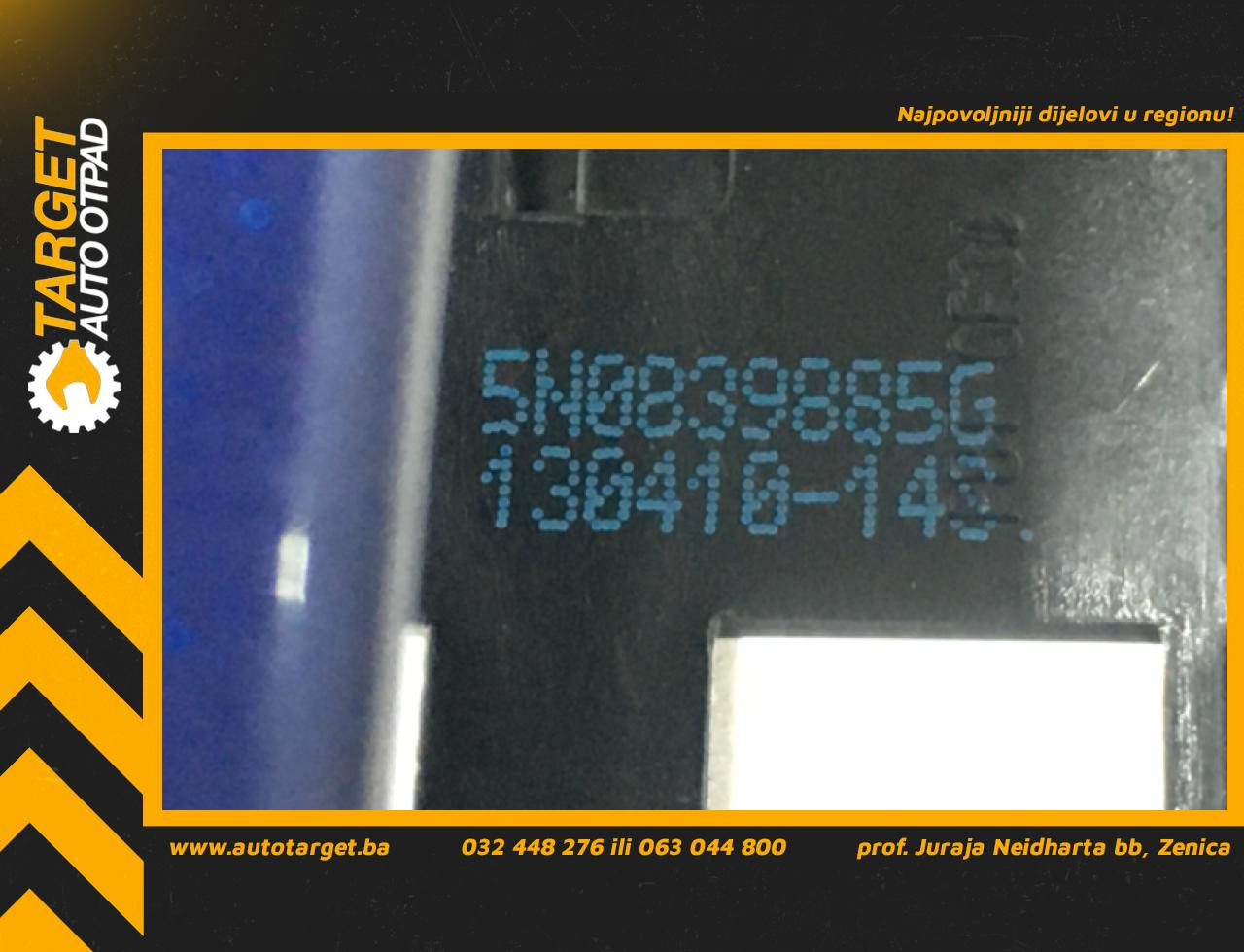 DIJELOVI RUCKA VRATA VW POLO > 09-14 1.6 5N0839885G