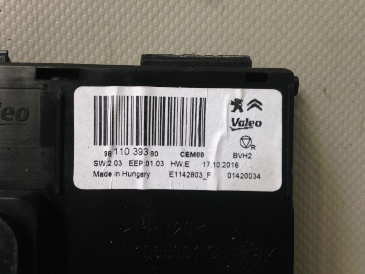 ELEKTRONIKA MODUL PEUGEOT 308 > 13-17 9811039380 981103