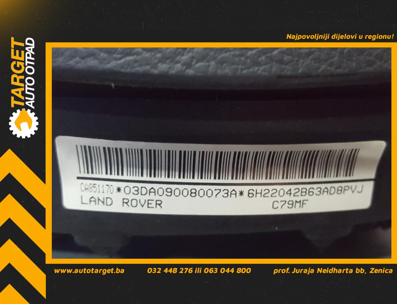 DIJELOVI AIRBAG VOLANA LAND ROVER  C79MF