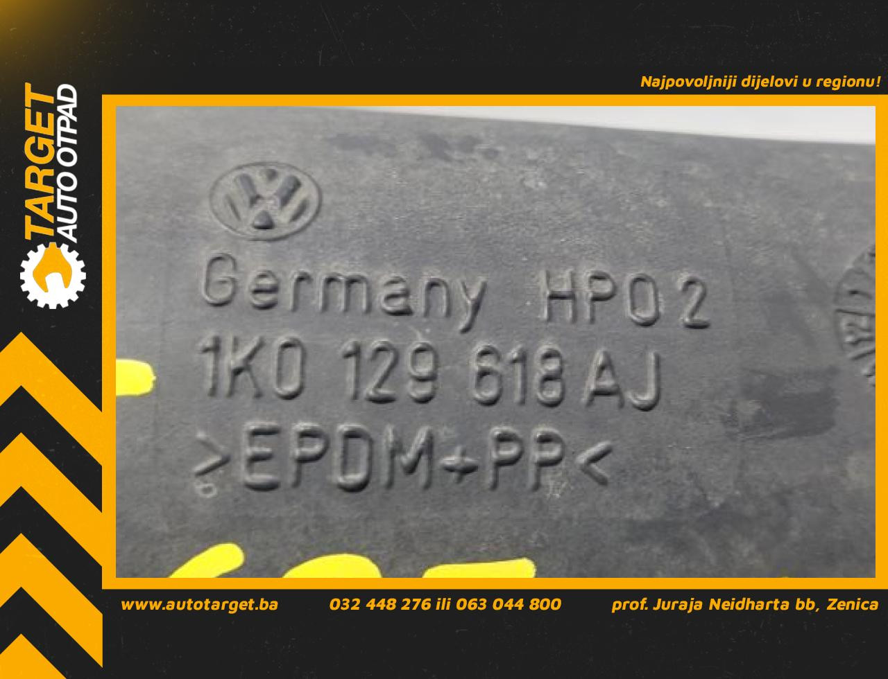 DIJELOVI CRIJEVO VW GOLF 5 > 03-08 1K0129618AJ