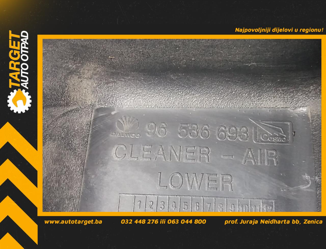 KUCISTE FILTERA ZRAKA CHEVROLET/DAEWOO KALOS > 02-06 96536693