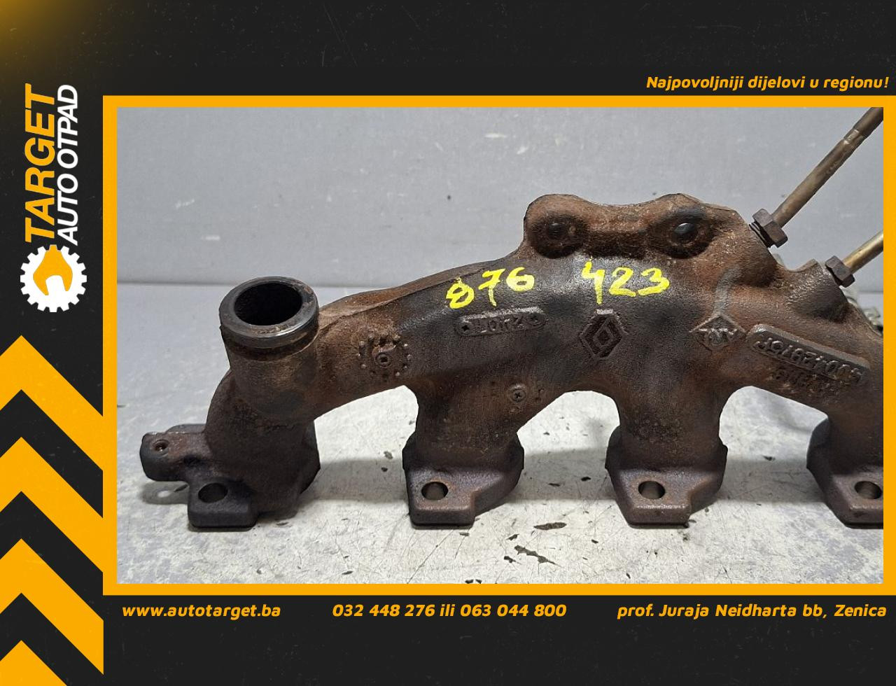 DIJELOVI IZDUVNA GRANA NISSAN QASHQAI > 17-21 1.5 140040840R
